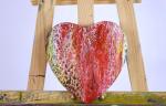 Kunst Fließtechnik kaufen Acryl Herz  - Zweisamkeit